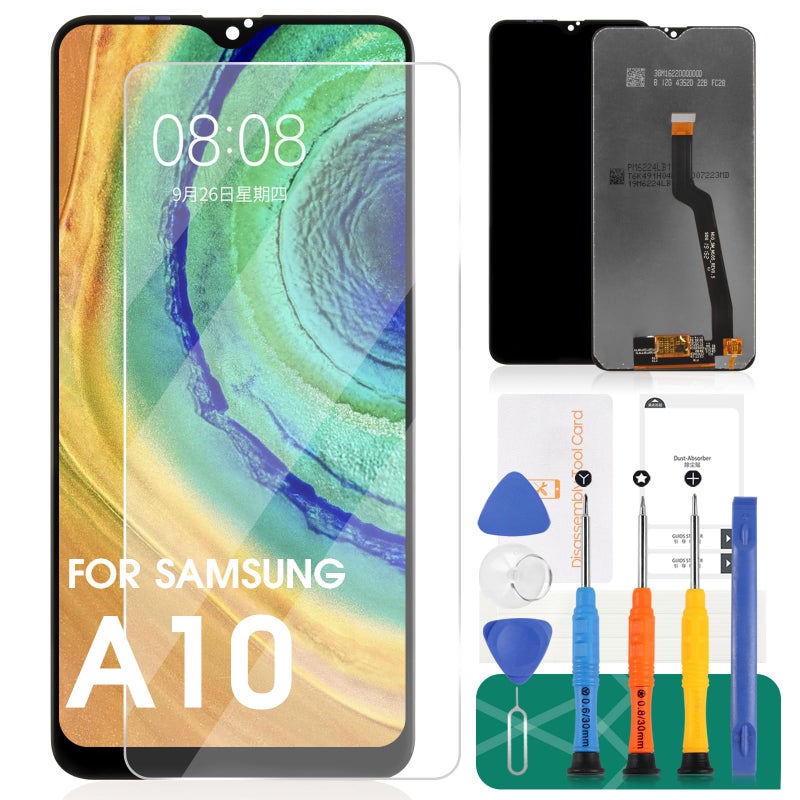 SRJTEK for Samsung Galaxy A10 Screen Replacement A105 LCD Screen Replacement SM-A105F LCD Display SM-A105G Touch Digitizer Compatible with SM-A105M, SM-A105FN Assembly Repair Parts Kits(Black) - Image 1